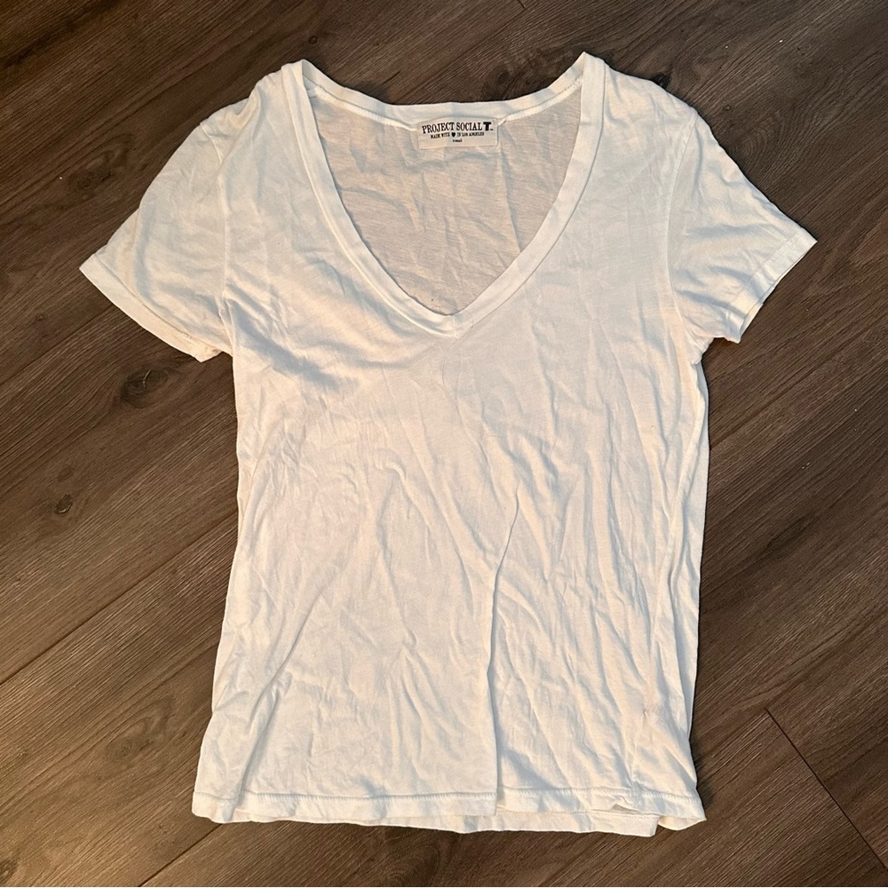Project Social T V Neck Top